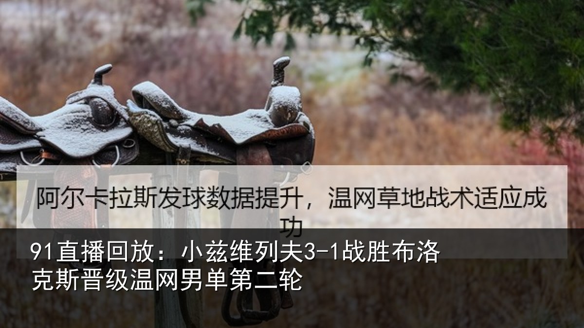 91直播回放：小兹维列夫3-1战胜布洛克斯晋级温网男单第二轮